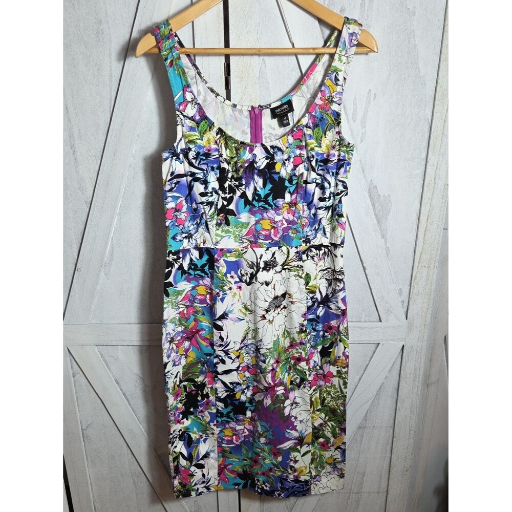 Nicole By Nicole Miller Floral Dress Size 12